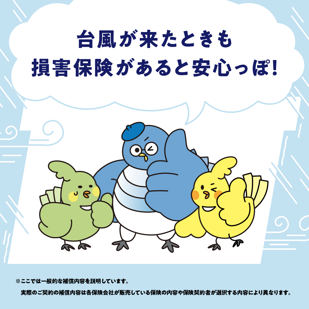 台風が来たら？